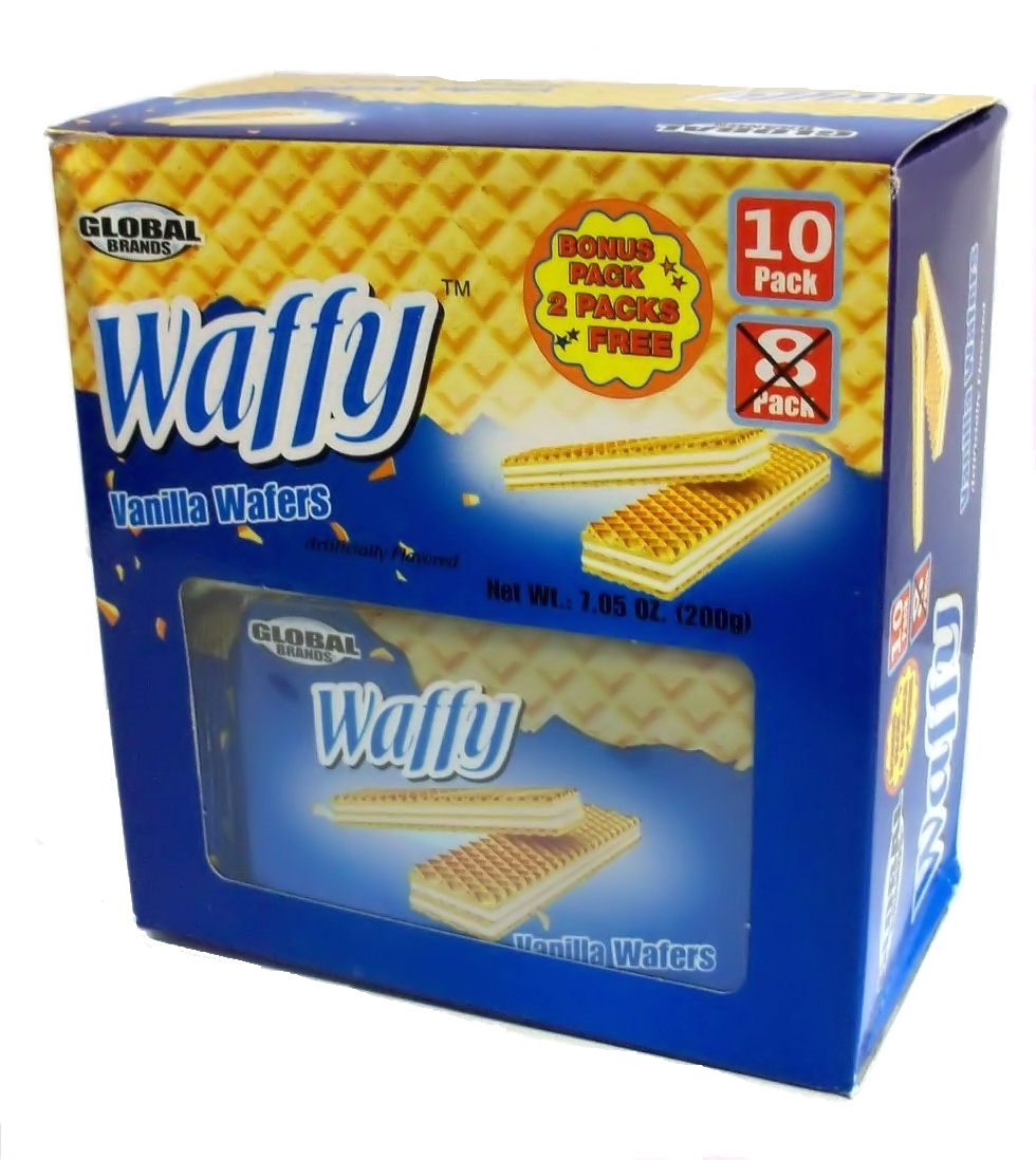 10pk Waffy Wafers Vanilla