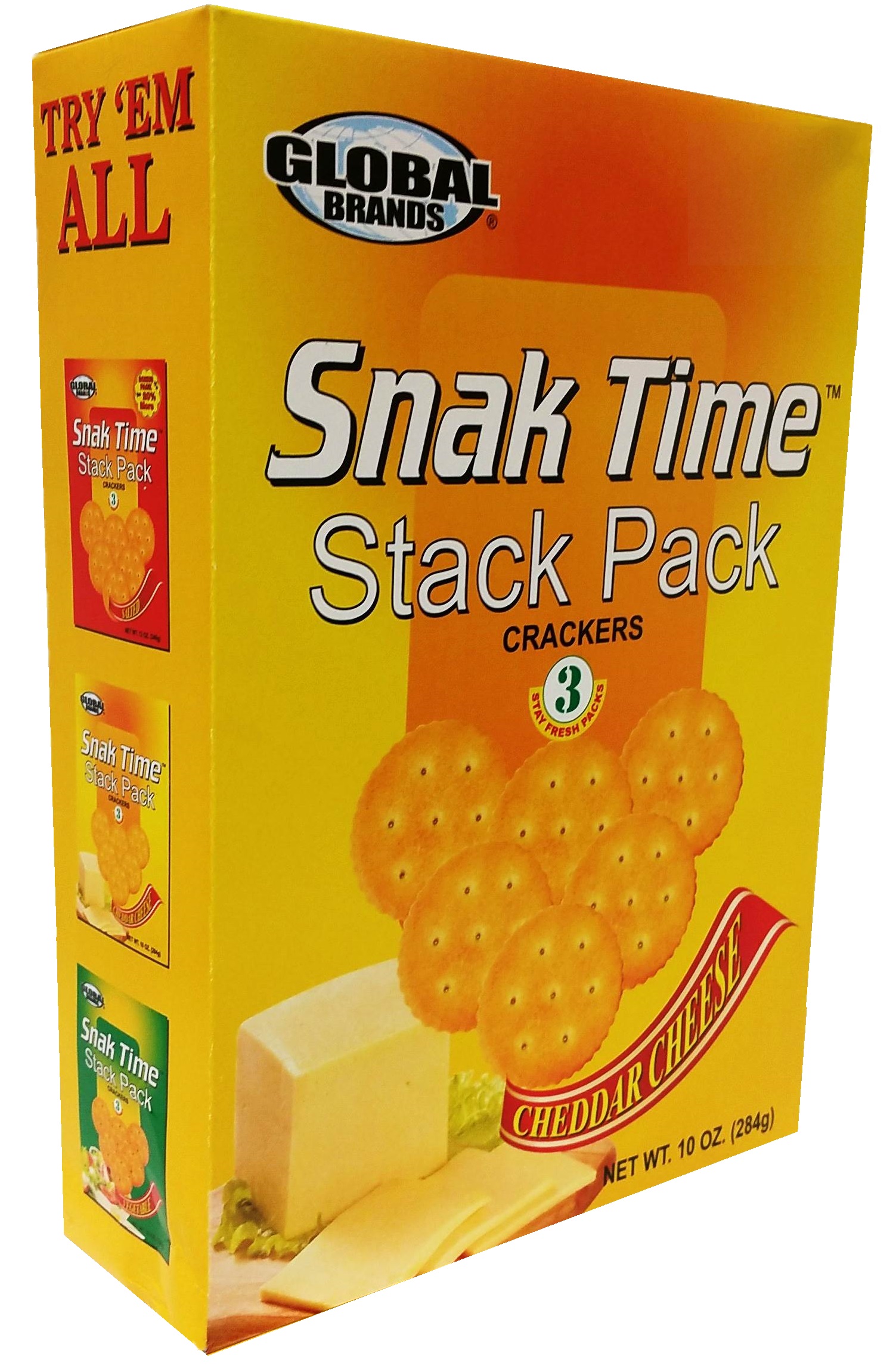 10oz Snak Time Stack Pack - Cheddar Cheese
