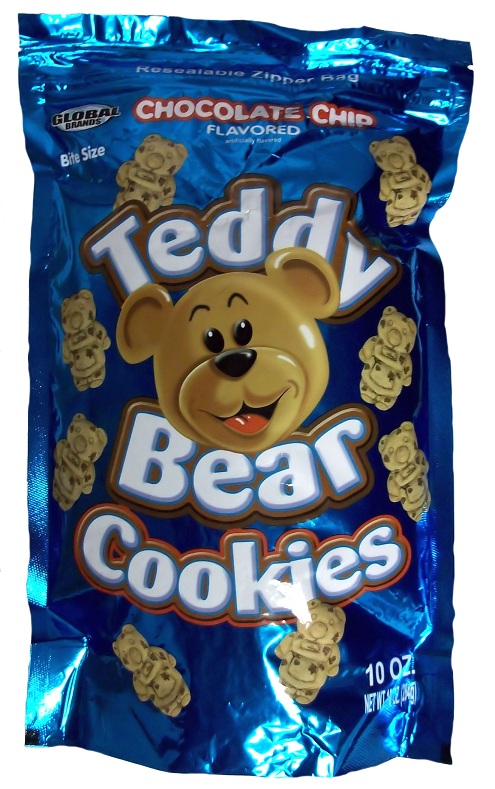 Chocolate Chip Teddy Bear Cookies 12oz 